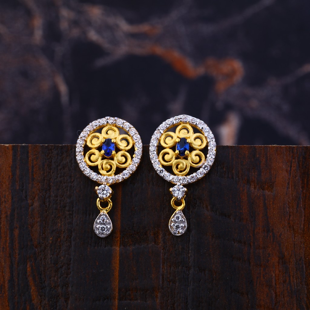 Gold 22K Fancy Earrings-LFE140