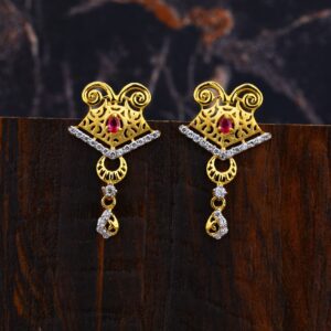 Ladies Gold Earrings-LFE100