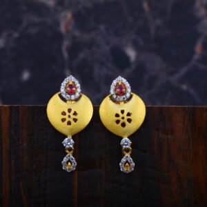 Ladies Gold Earrings-LFE81