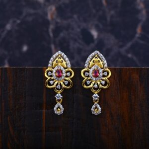Ladies Gold Earrings-LFE61