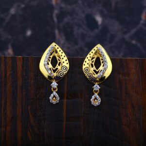 Ladies Gold Earrings-LFE51