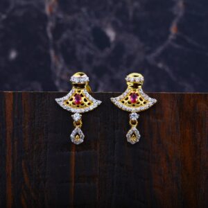 Ladies Fancy Gold Earrings-LFE50