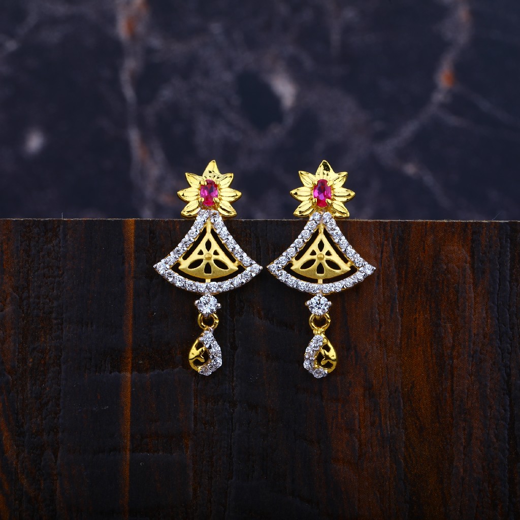 Fancy Gold Earrings-LFE47