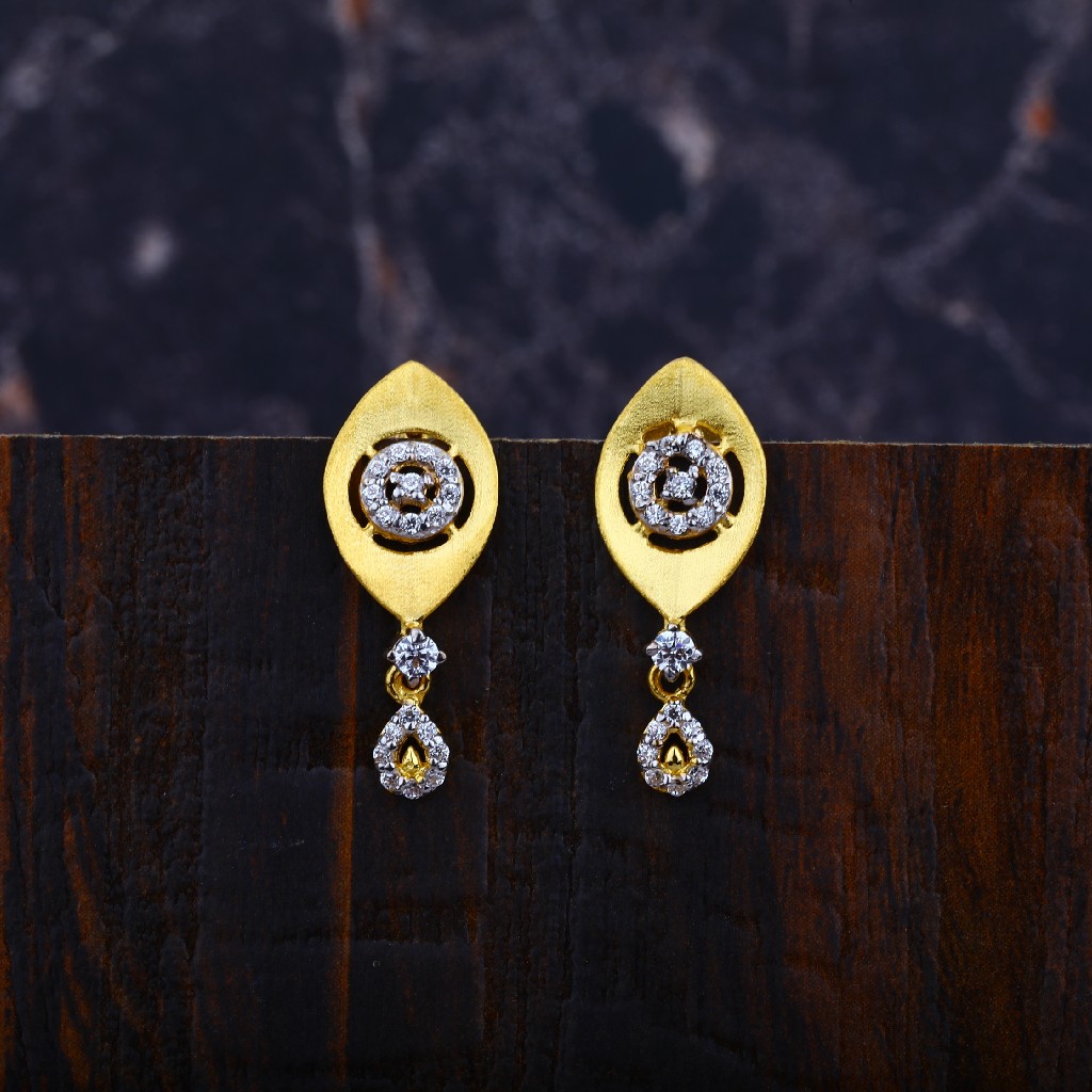 Gold Ladies Earrings-LFE34