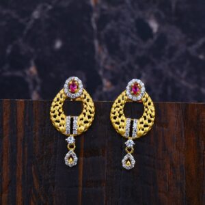 Ladies 916 Gold Earrings-LFE02