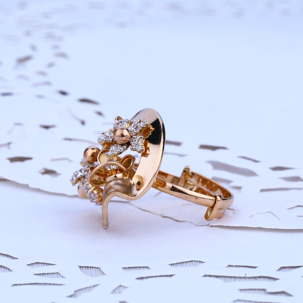 Rose Gold Ladies Ring-RLR42 - Image 3