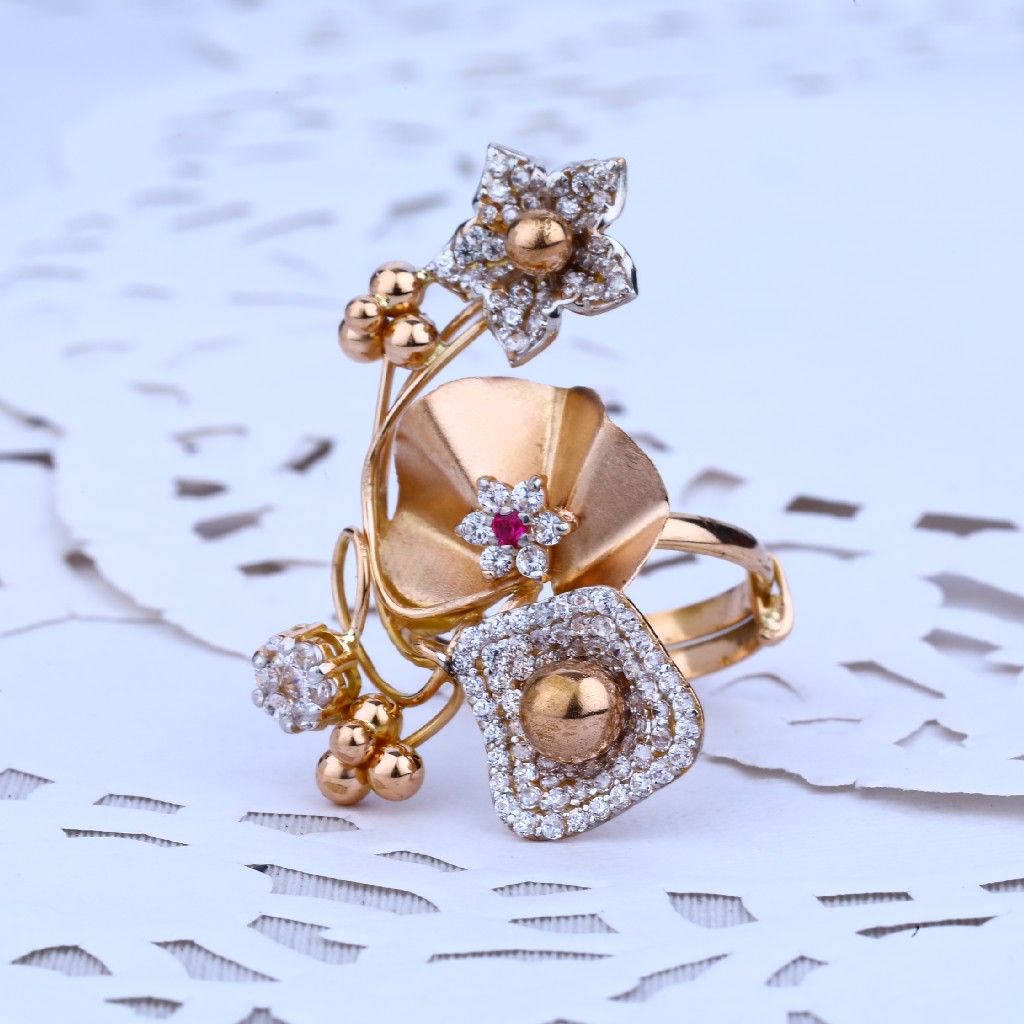 Ladies Rose Gold Ring-RLR33
