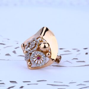 Rose Gold Designer Ladies Ring-RLR24