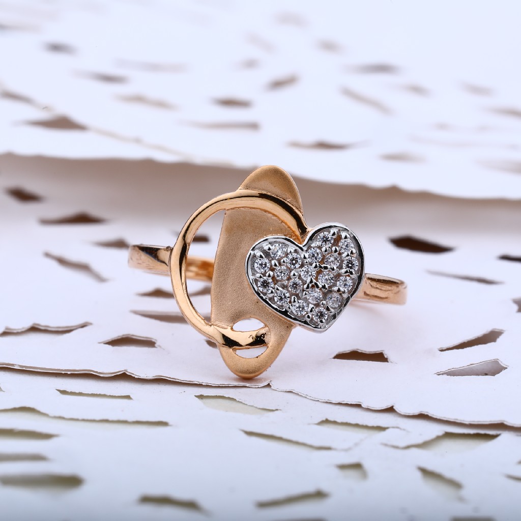Ladies Rose Gold Ring-RLR02 - Image 2