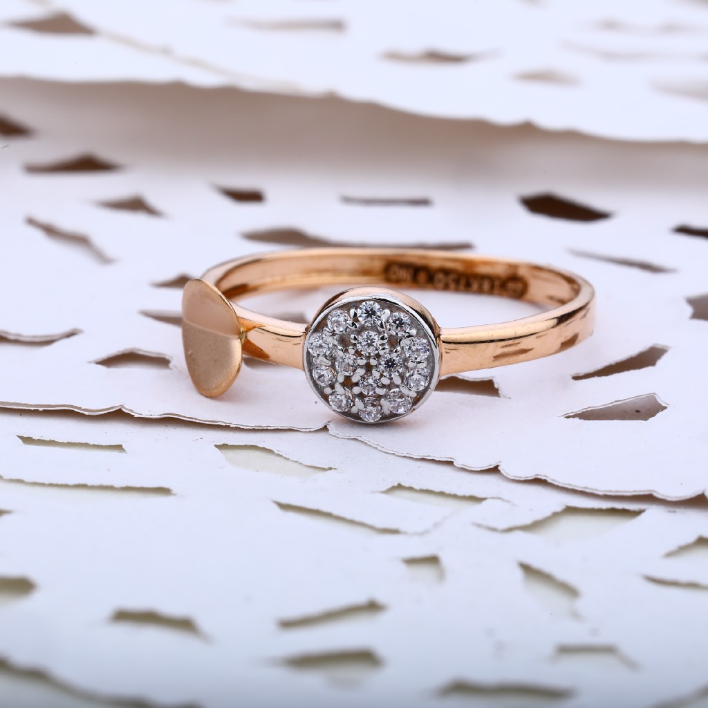 Rose Gold Ladies Ring-RLR01