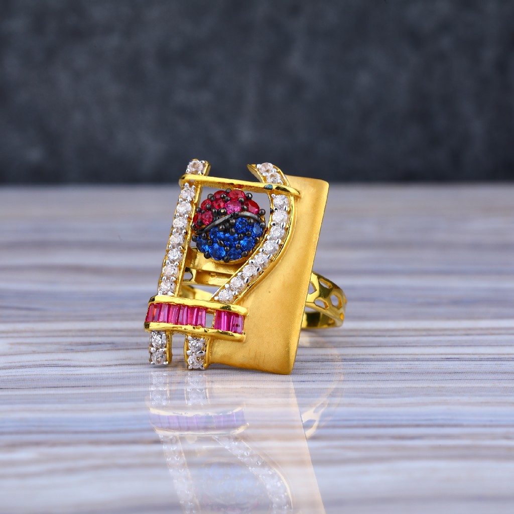 Ladies Fancy Gold Ring-LLR45
