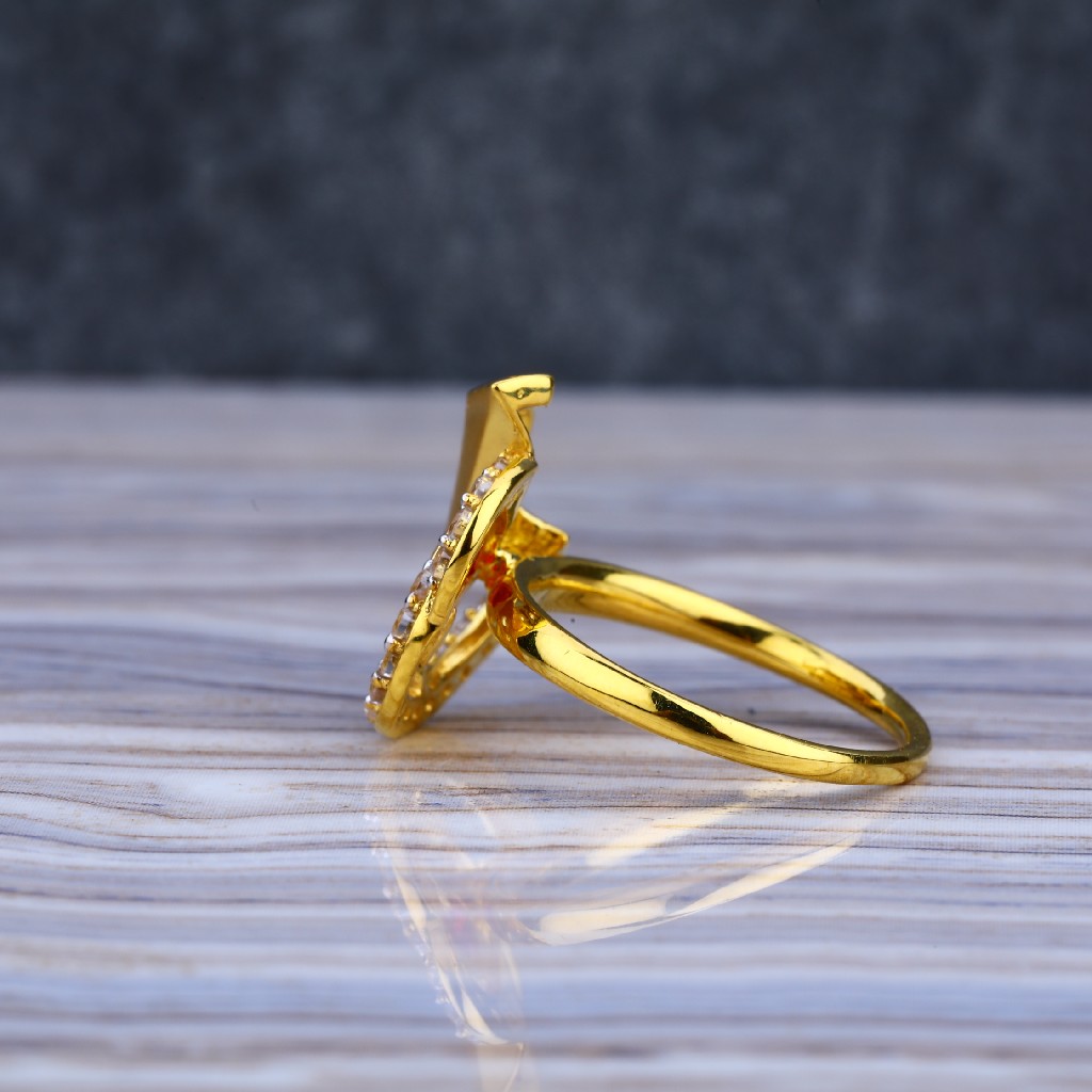 Ladies Gold Ring-LLR40 - Image 3