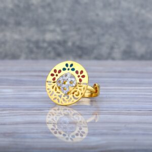 Ladies Adjustable Gold Ring-LLR30