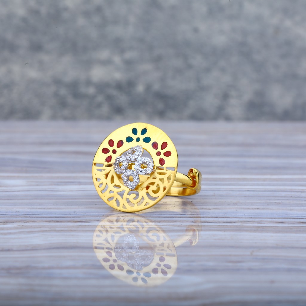 Ladies Adjustable Gold Ring-LLR30