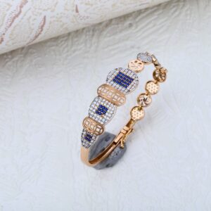 Ladies 18K Rose Gold Designer Kada-RLKB60