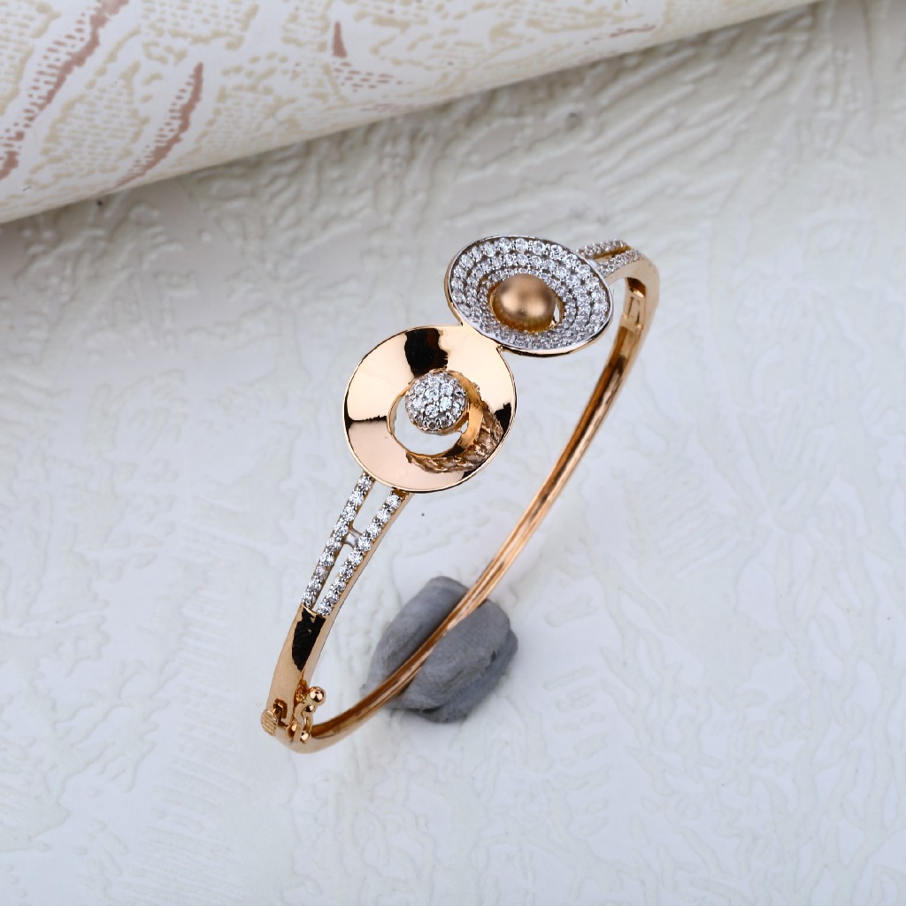 18K Rose Gold Ladies Kada-RLKB56