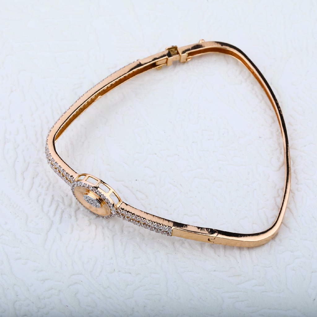 Rose Gold Designer Ladies Kada Bracelet-RLKB48 - Image 2