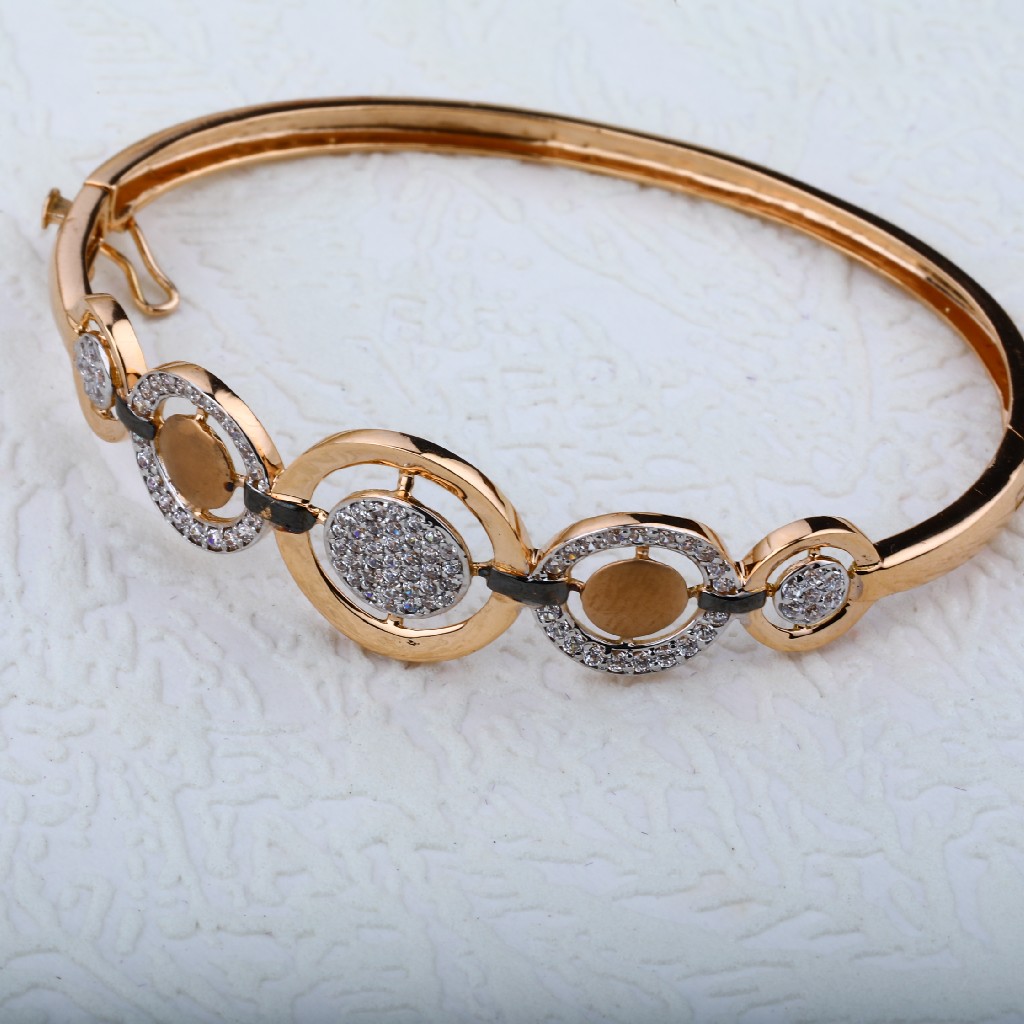 Rose Gold 18K Ladies Bracelet-RLKB44 - Image 3