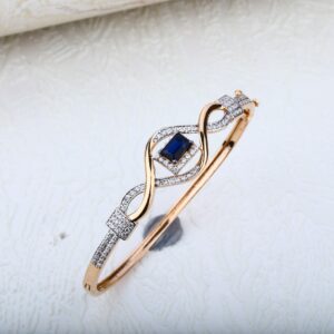 Ladies 18K Rose Gold Kada-RLKB43