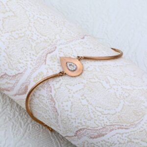 18K Rose Gold Ladies Kada-RLKB22