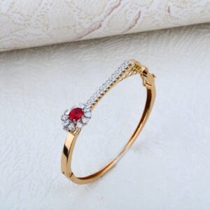Rose Gold Ladies 18K Kada-RLKB19