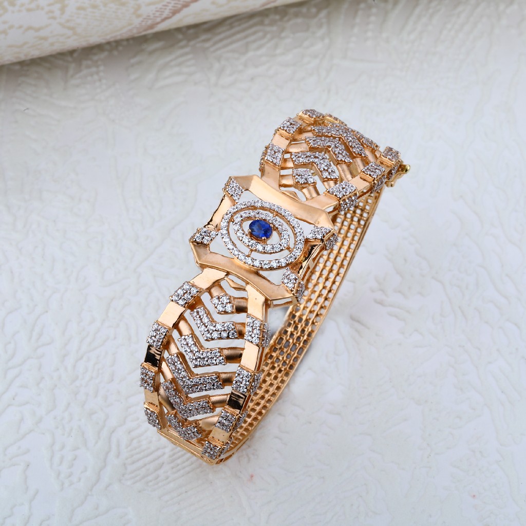 Ladies Rose Gold Kada-RLKB17