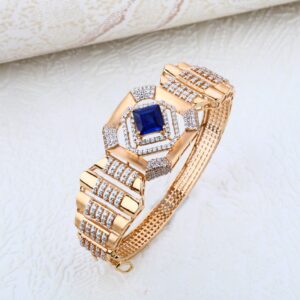 Ladies Rose Gold Designer 18K Kada-RLKB14