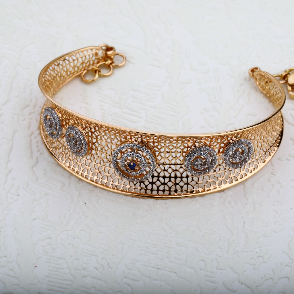 Ladies Rose Gold 18K Kada-RLKB04 - Image 3