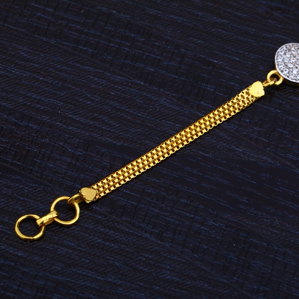 Ladies Cz Gold Bracelet-LB193 - Image 3