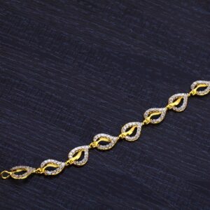 Ladies Gold Fancy 22K Bracelet-LB175