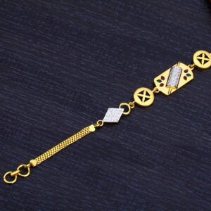 Ladies 22K Casting Gold Bracelet-LB166