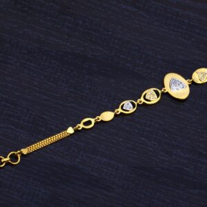 22K Daily Wear Ladies Gold Bracelet-LB129