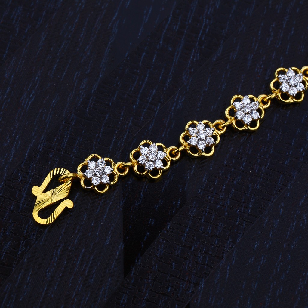 Ladies 22K Gold Diamond Lucky-LB119 - Image 3