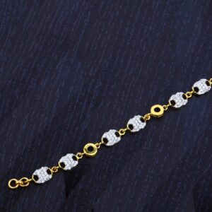 Ladies 22K Loose Gold Cz Lucky-LB117