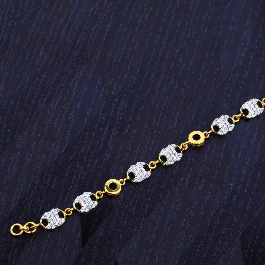 Ladies 22K Loose Gold Cz Lucky-LB117