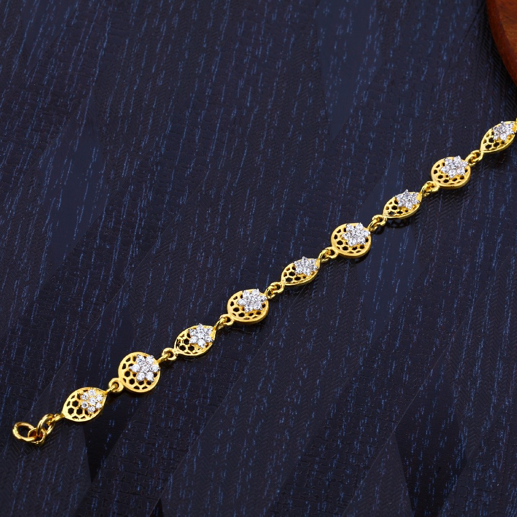 Ladies 916 Gold Bracelet-LB105