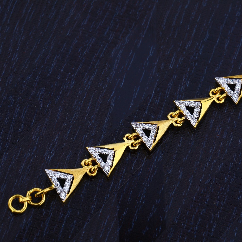 Ladies 22K Gold Bracelet-LB100 - Image 4
