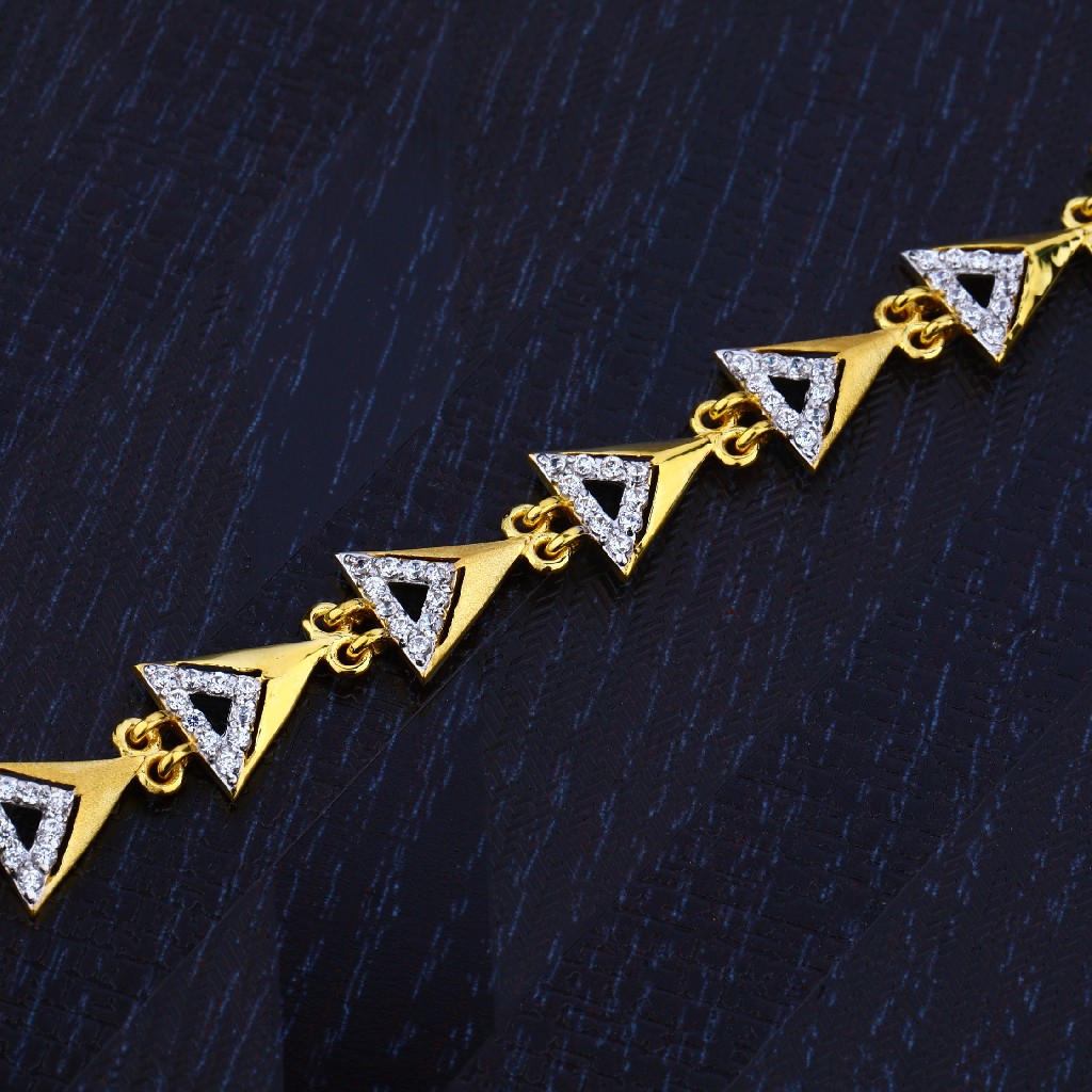Ladies 22K Gold Bracelet-LB100 - Image 3