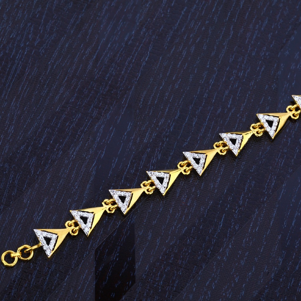 Ladies 22K Gold Bracelet-LB100 - Image 2