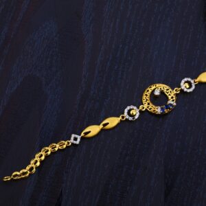 Ladies 916 Gold Diamond Bracelet-LB78