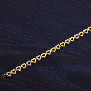 Ladies 916 Gold Diamond Bracelet-LB56