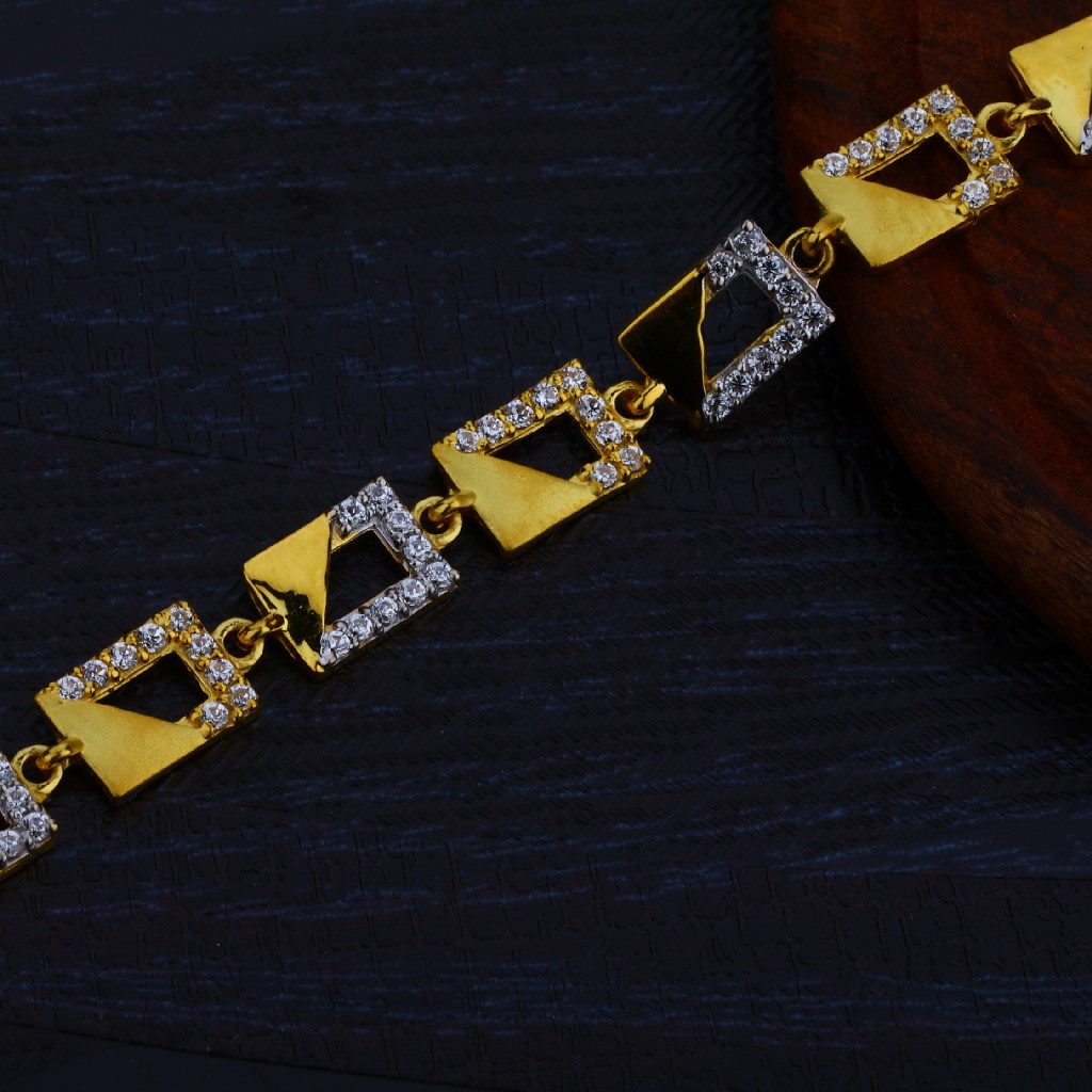 Ladies Gold 22K Bracelet-LB45 - Image 2