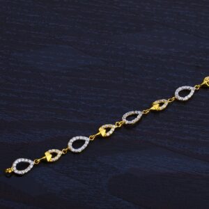 Ladies Gold Cz Lucky-LB35