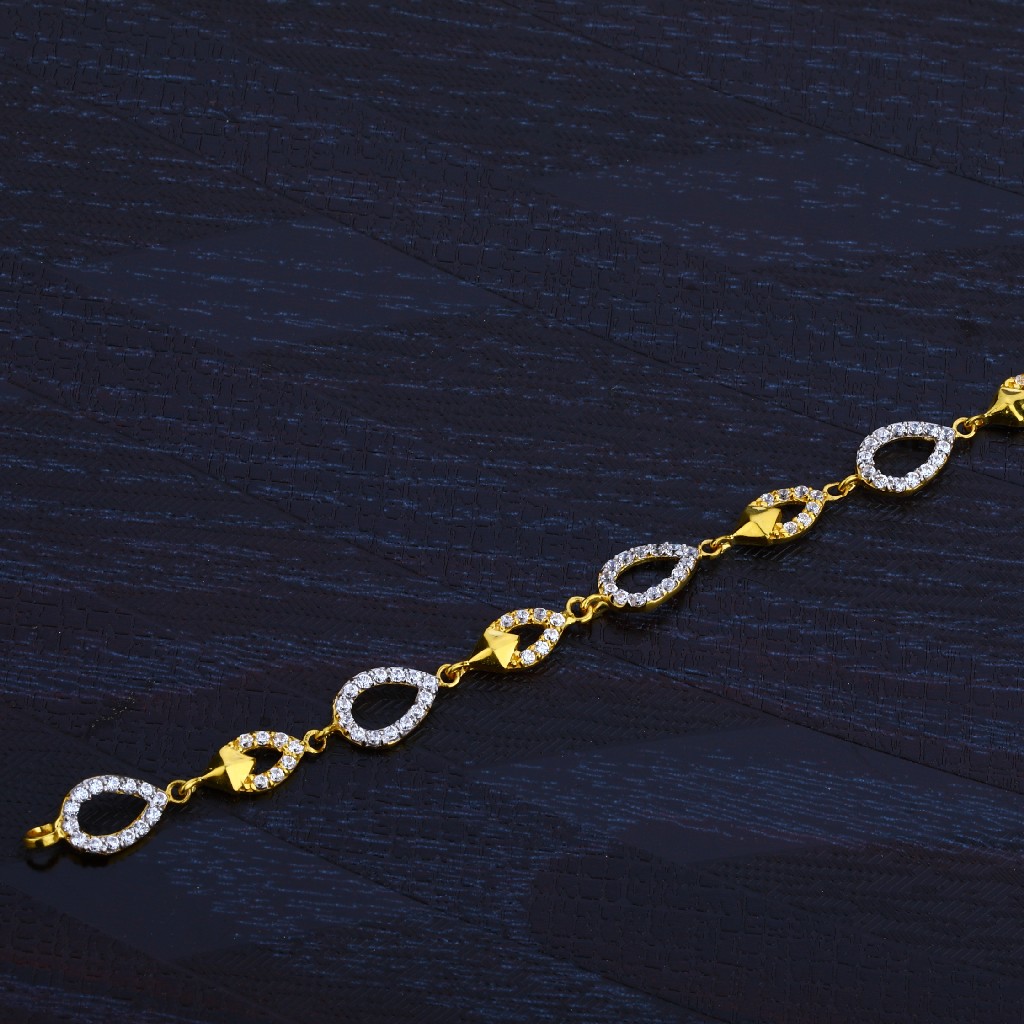Ladies Gold Cz Lucky-LB35
