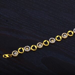 916 Gold Ladies Cz Lucky-LB25