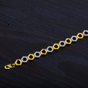 Diamond Gold Ladies Bracelet-LB21