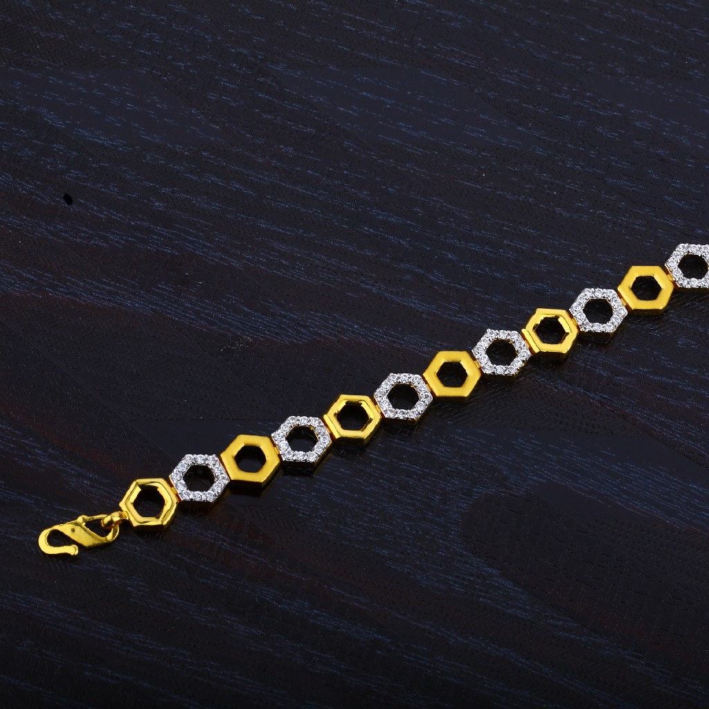 Diamond Gold Ladies Bracelet-LB21