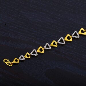 Ladies Gold 916 Bracelet-LB19