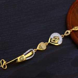 Ladies 916 Gold Diamond Bracelet-LB08
