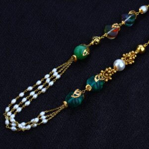 Ladies 22K Gold Moti Mala-AC54
